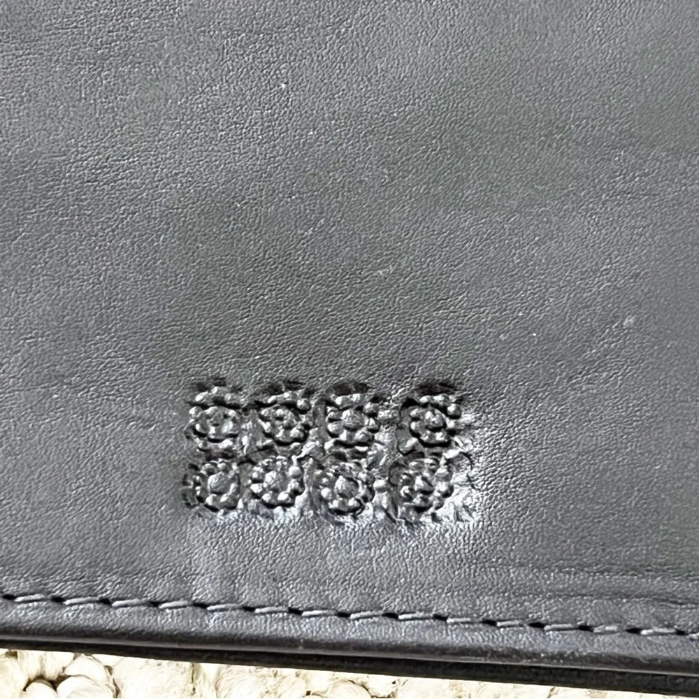 Mens Black Leather Bifold Wallet ID Holder Cards Bill Money Organizer Everyday